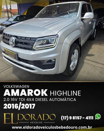 VOLKSWAGEN AMAROK 2.0 HIGHLINE 4X4 CD 16V TURBO INTERCOOLER DIESEL 4P AUTOMÁTICO